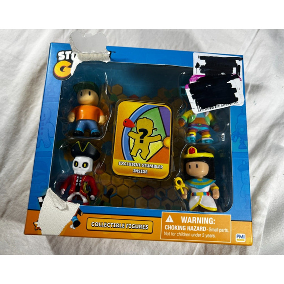 Stumble Guys Set 5 Action Figures Mystery Stumbler Cleopatra Velocit Noheart Mr - Picture 3 of 15